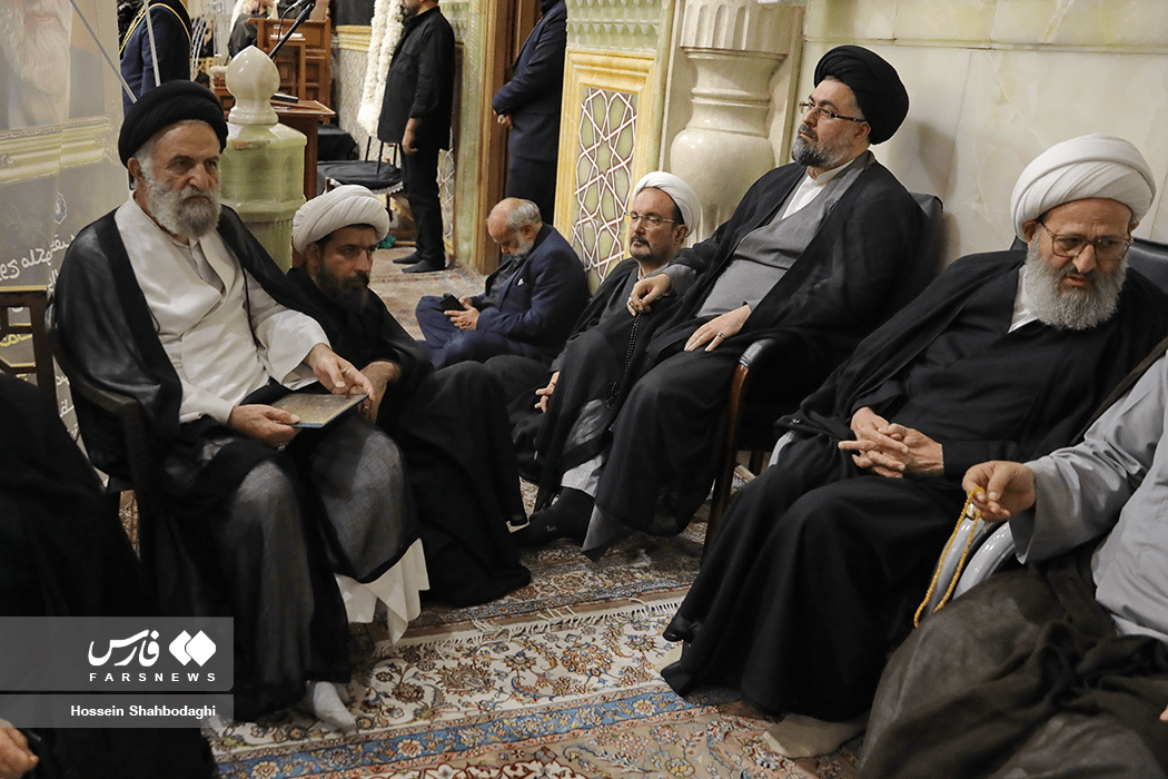 تصاویر: مراسم ترحیم آیت الله شبیری زنجانی در حرم حضرت فاطمه معصومه(س)