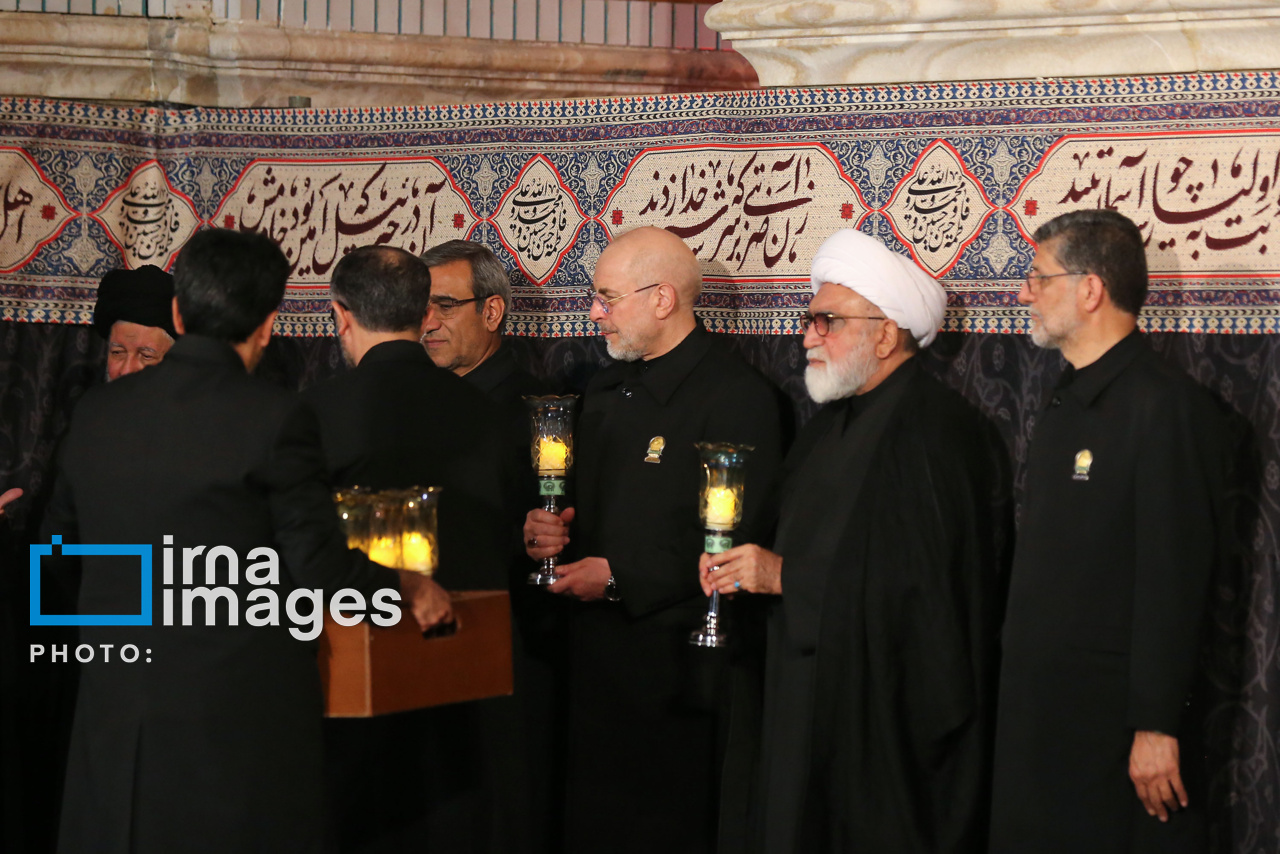 تصاویر: مراسم خطبه‌خوانی شب شهادت امام رضا(ع) در حرم مطهر رضوی