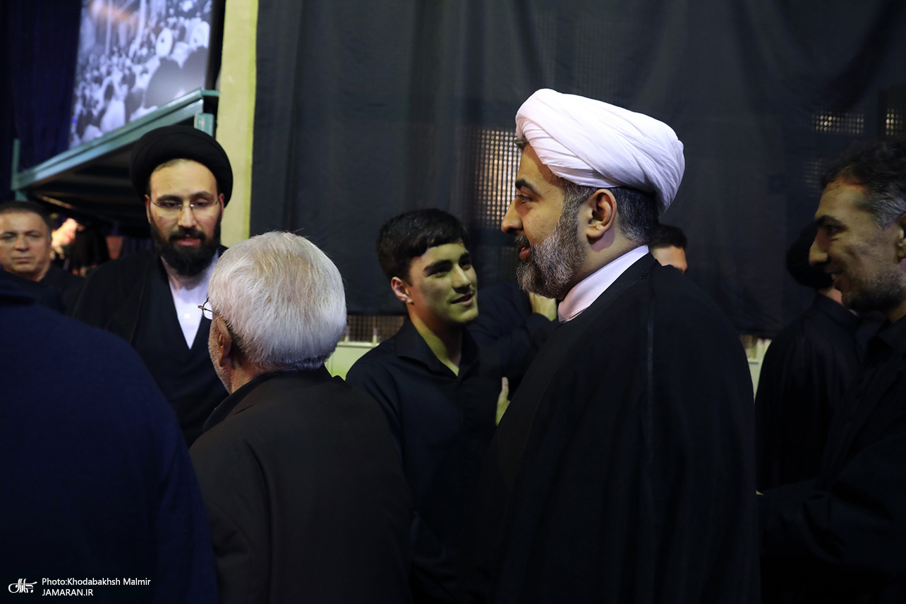 تصاویر: مراسم بزرگداشت مادر همسر سید حسن خمینی و همسر آیت الله موسوی بجنوردی