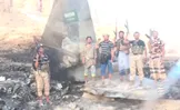 ببینید / تصاویر سرنگون‌شدن اف-۱۵ سعودی توسط یمنی‌ها