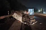 برخورد کامیون با ۲ خودرو در جاده قدیم امامزاده هاشم؛ ۴ نفر جان باختند