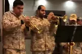 ویدئو / شادی جالب سربازان