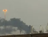 ببینید / بلند شدن شعله و دود از مقر ناوگان پنجم نیروی دریایی آمریکا در بحرین