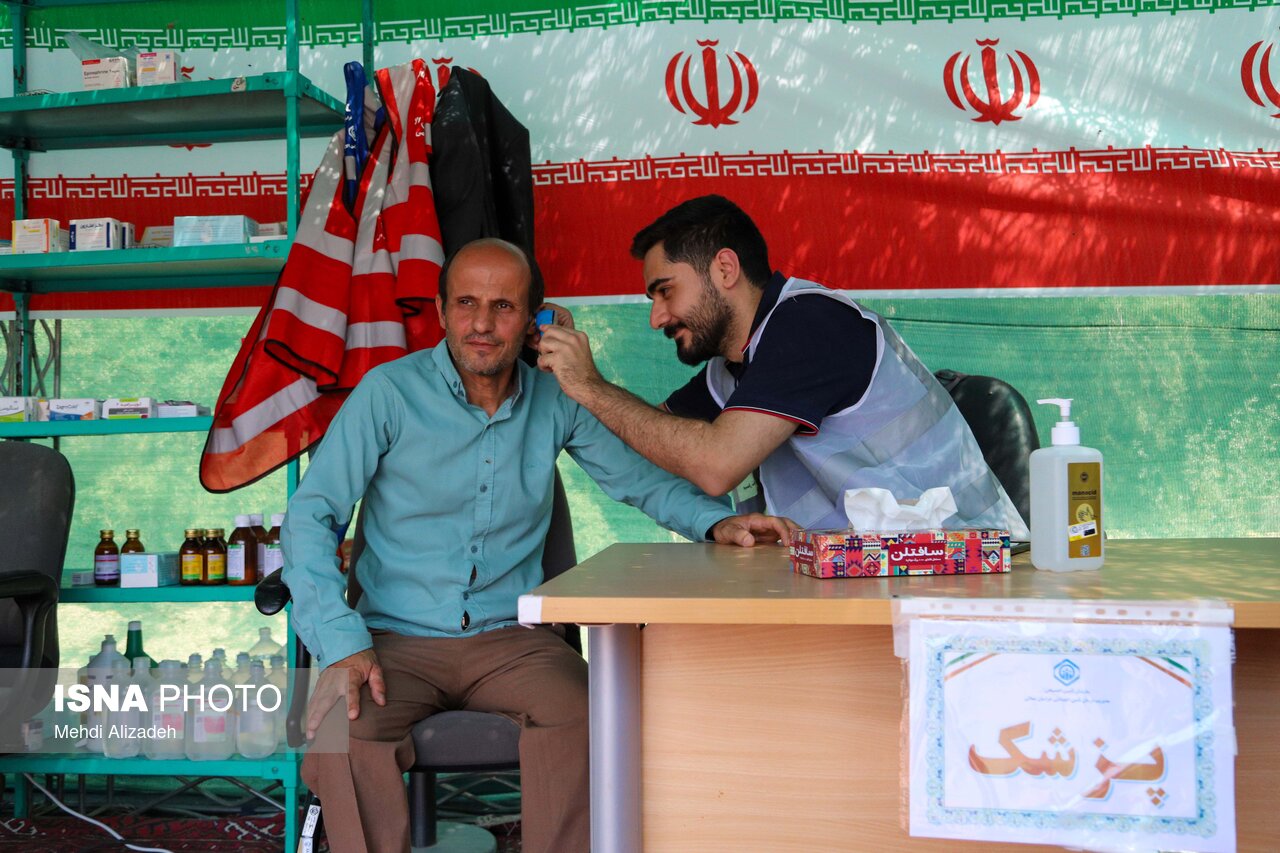 تصاویر: مواکب ورودی شمالی مشهد پیش از مراسم تشییع رهبر شهید