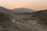 تصویر فرانس پرس از خشکی سد لتیان در نزدیکی تهران
