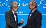 ببینید / شوخی پزشکیان با حدادعادل؛ از پازل و جورچین تا سمن ها