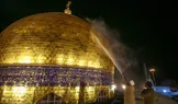 تصاویر : مراسم شستشوی گنبد حرم مطهر امیرالمومنین(ع)